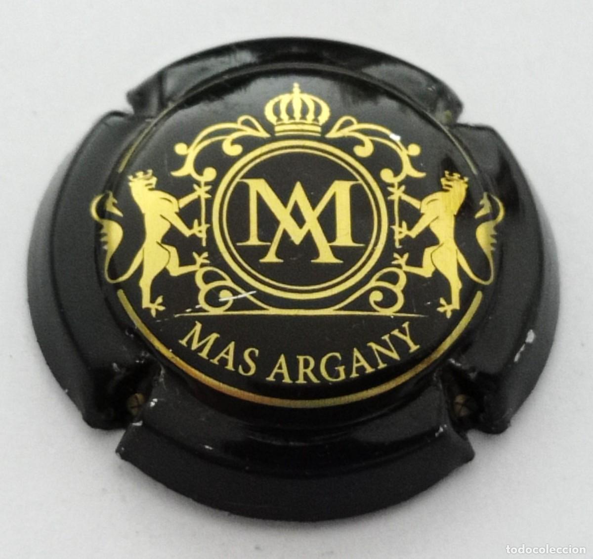 Coleccionismo de cava: PLACA CHAPA CAVA ''MAS ARGANY''