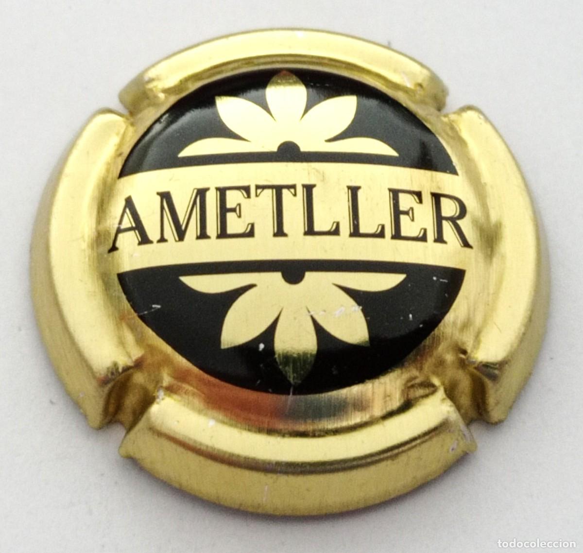 Coleccionismo de cava: PLACA CHAPA CAVA ''AMETLLER''