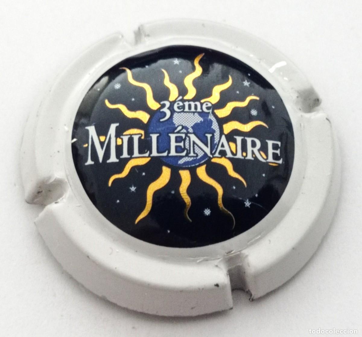 Coleccionismo de cava: PLACA CHAPA CHAMPAGNE ''3eme MILLENAIRE''