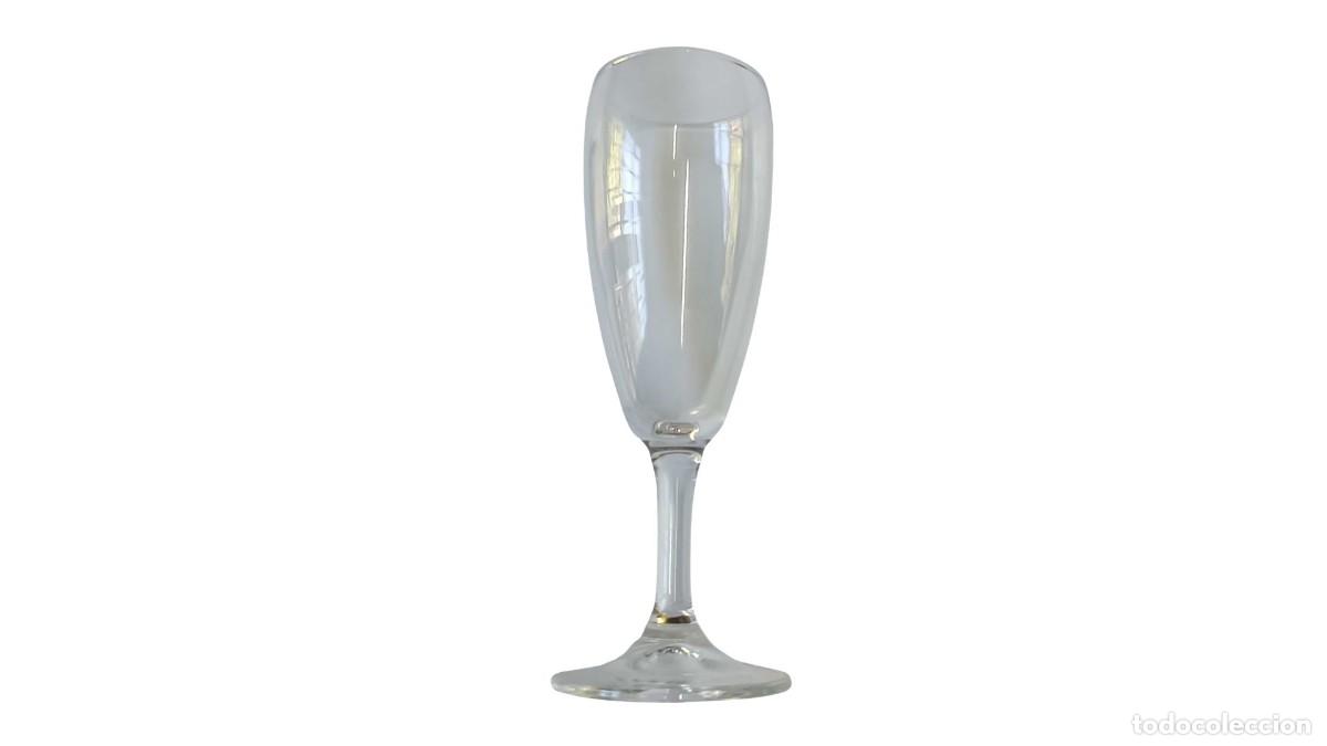 Colecionismo de cava: COPA FLAUTA CAVA/CHAMPAGNE - VIDRIO ITALIANO - MARCA &rdquo;ITALY&rdquo; EN BASE - VINTAGE A&Ntilde;OS 1970-1990