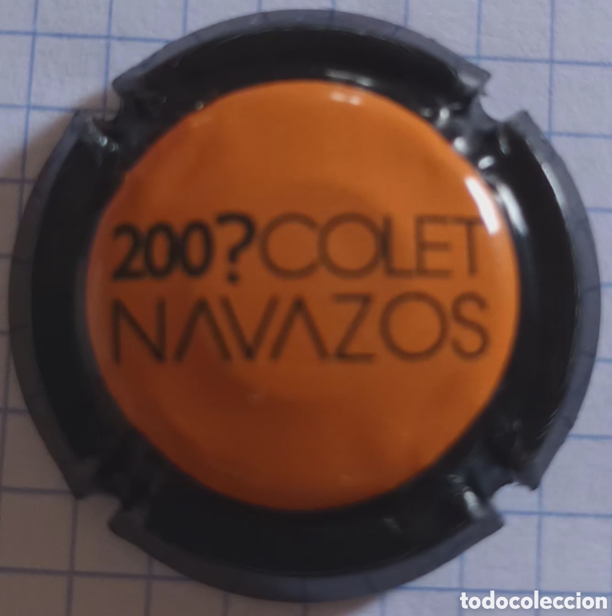 Coleccionismo de cava: CHAPA 200? COLET NAVAZOS