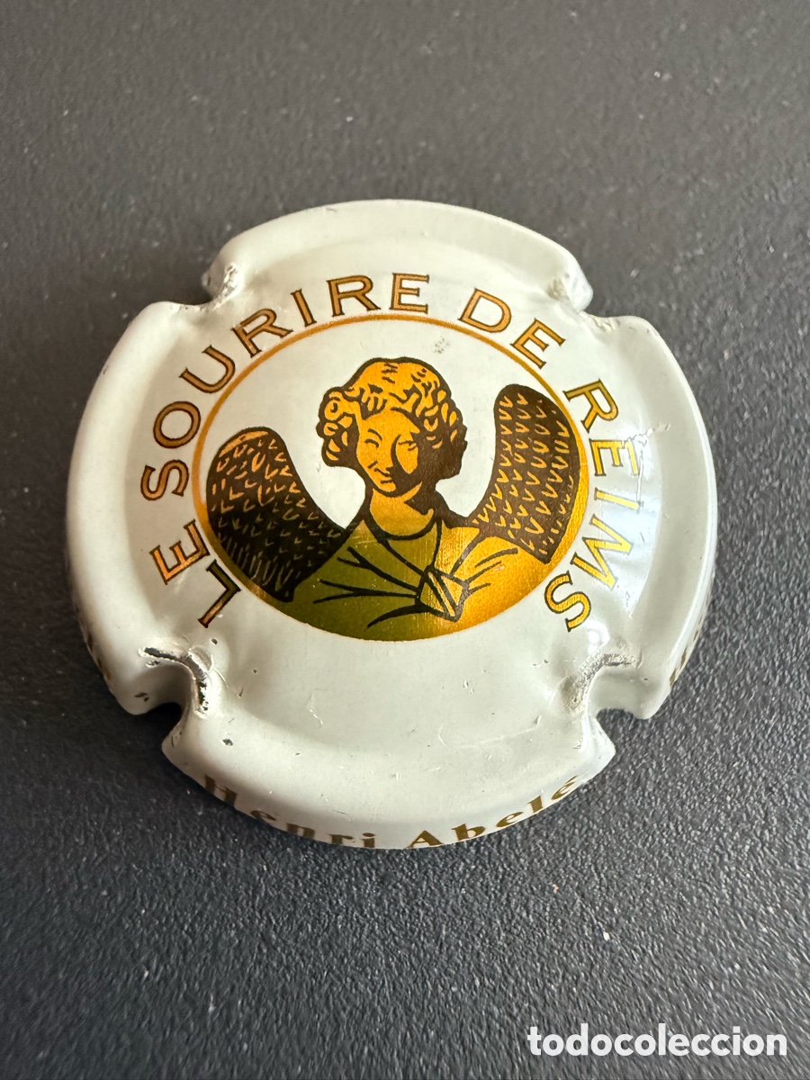 Coleccionismo de cava: Placa Champagne. HENRi ABELE - Foto 1