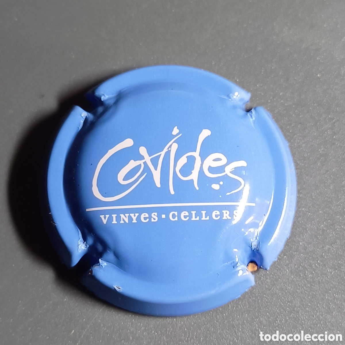 Coleccionismo de cava: PLACA CAVA COVIDES. VINYES - CELLERS