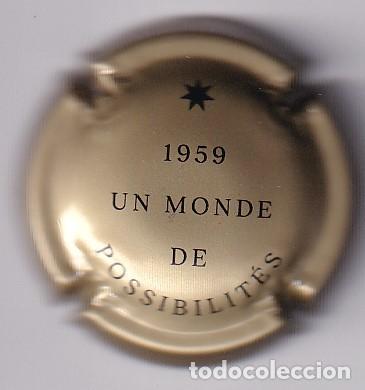 Coleccionismo de cava: PLACA DE CHAMPAGNE 1959 UN MONDE DE POSSIBILITES