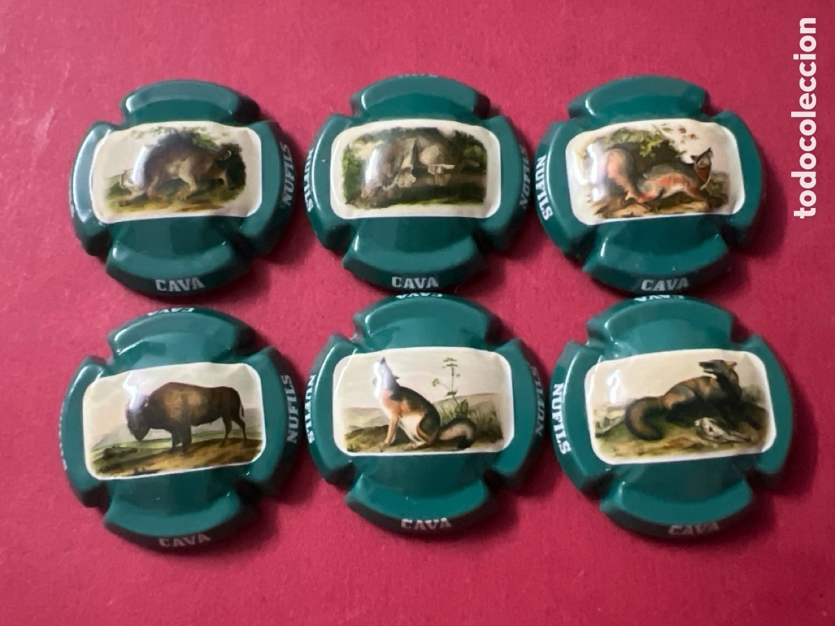 Coleccionismo de cava: T4/X73/J1. LOTE DE 6 PLACAS DE CAVA - NUFILS
