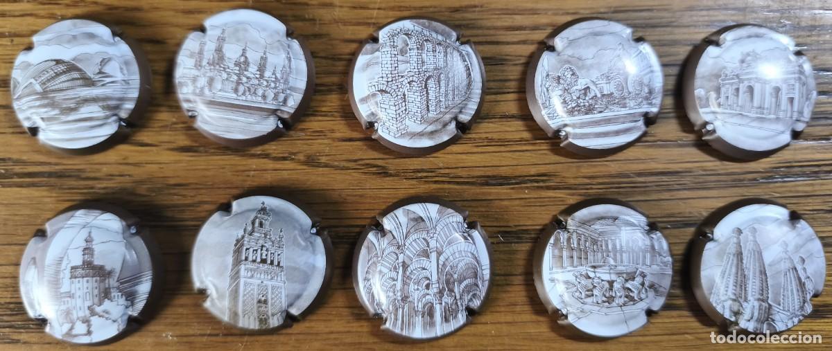 Coleccionismo de cava: CAVAS JAUME SERRA -- MONUMENTOS ( 10 DIFERENTES ) -- CREO QUE ES SERIE COMPLETA