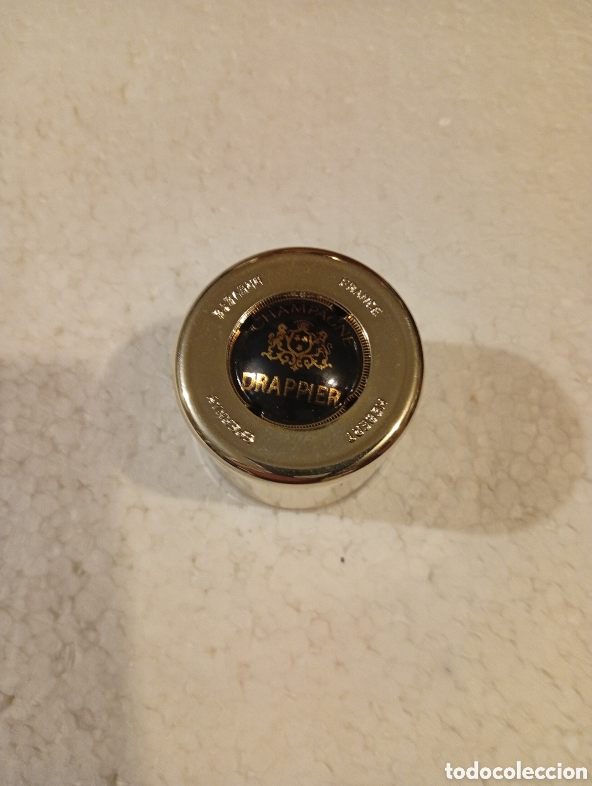 Coleccionismo de cava: TAP&Oacute;N ESPECIAL BOTELLAS ABIERTAS CHAMPAGNE DRAPPIER.