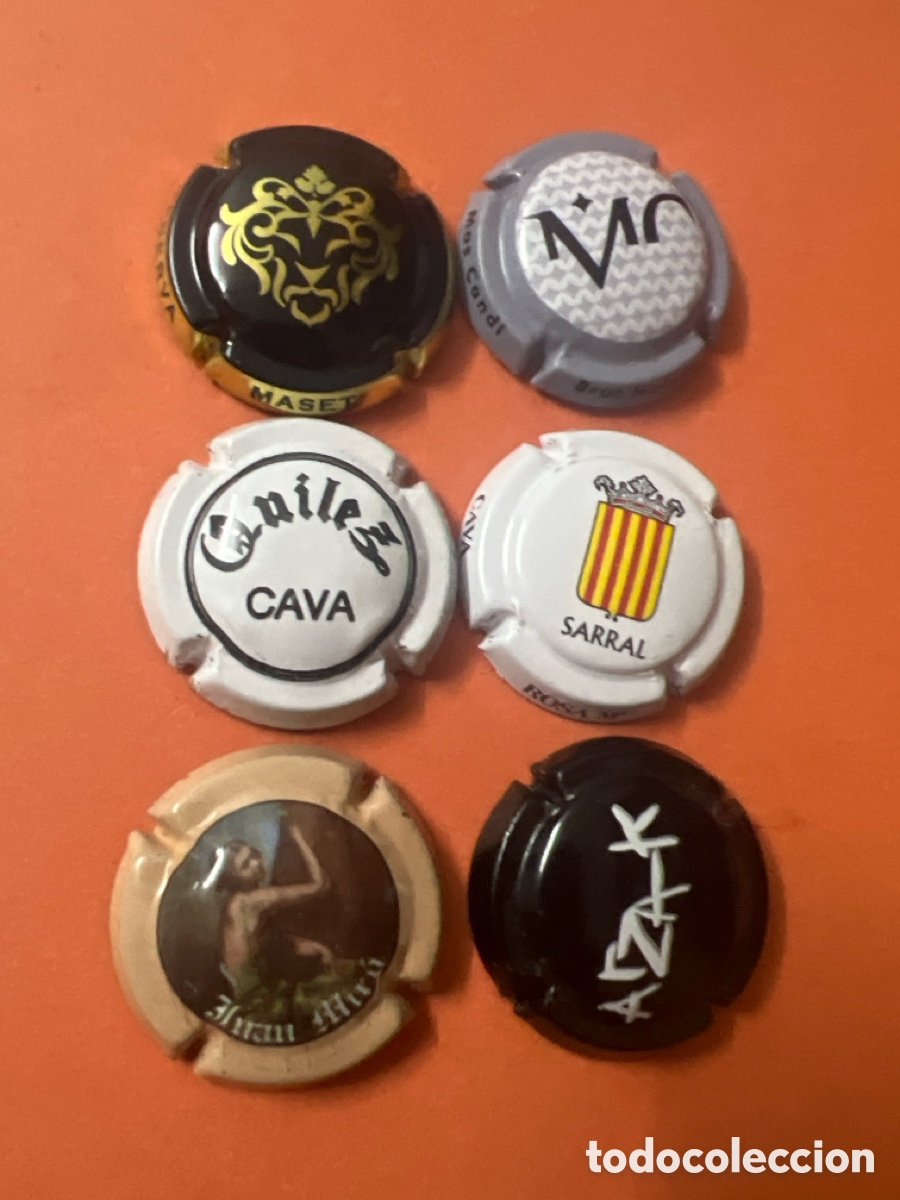 Coleccionismo de cava: T4/X85/J1. LOTE DE 6 PLACAS DE CAVA