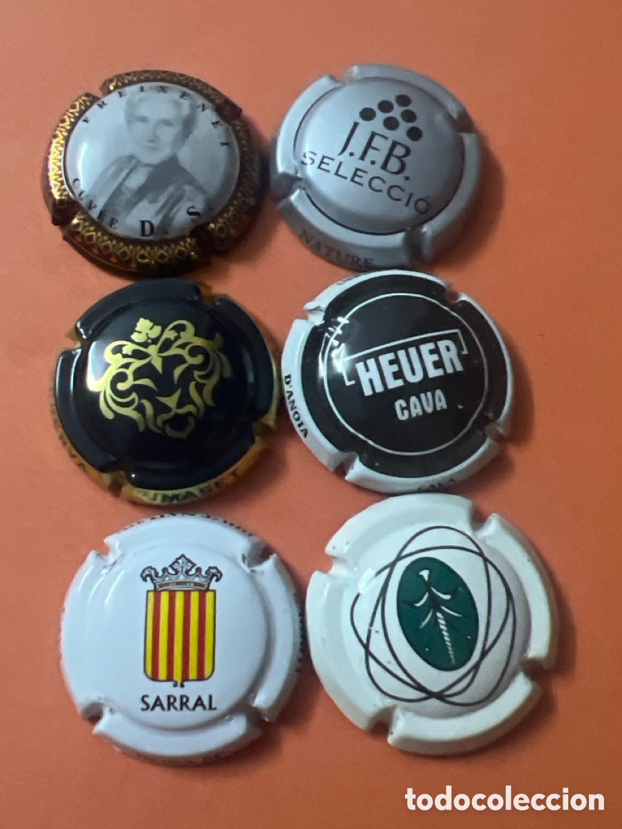 Coleccionismo de cava: T4/X85/L1. LOTE DE 6 PLACAS DE CAVA