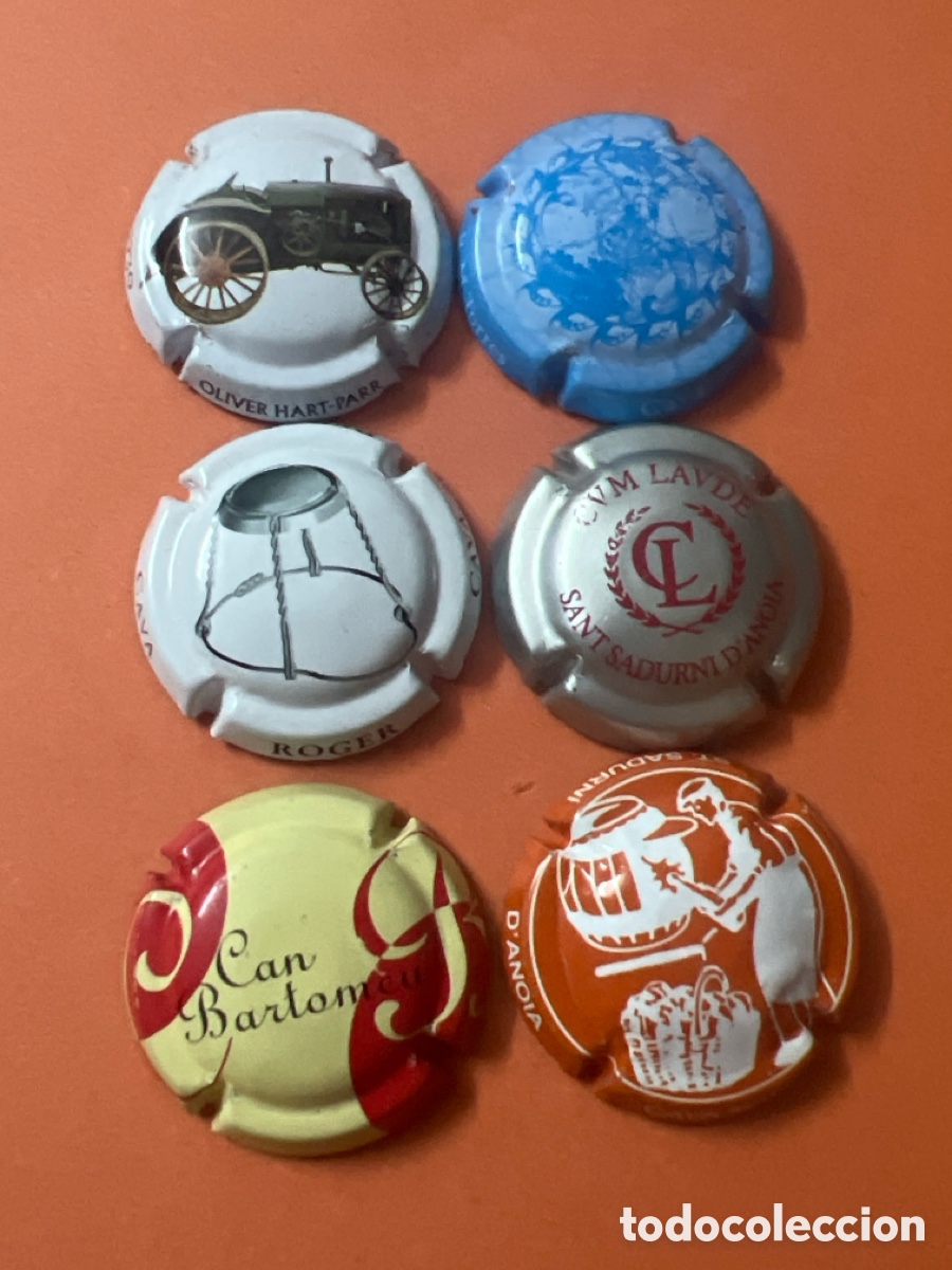 Coleccionismo de cava: T4/X85/M1. LOTE DE 6 PLACAS DE CAVA