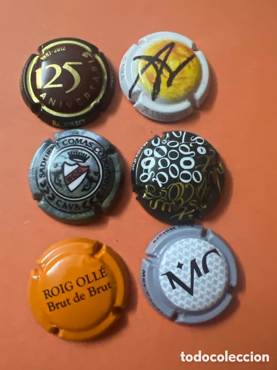 Coleccionismo de cava: T4/X85/N1. LOTE DE 6 PLACAS DE CAVA
