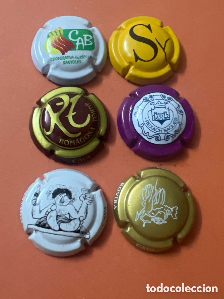 Coleccionismo de cava: T4/X85/O1. LOTE DE 6 PLACAS DE CAVA
