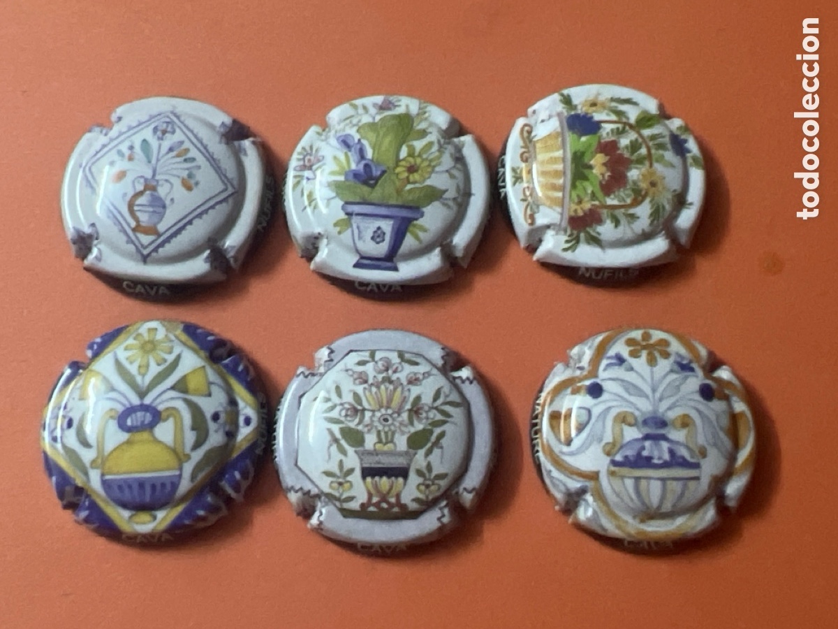 Coleccionismo de cava: T4/X98/H1. LOTE DE 6 PLACAS DE CAVA - Especulaci&oacute;n Nufils
