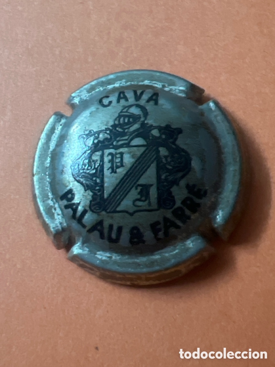 Coleccionismo de cava: T4/X96/N6. PLACA DE CAVA - PALAU FARRE - USADA