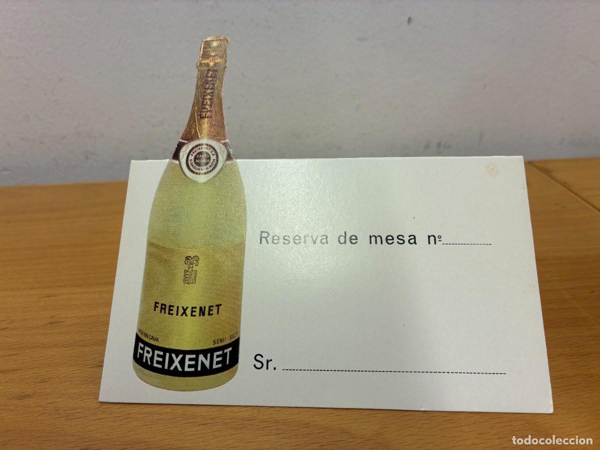 Coleccionismo de cava: PIEZA &Uacute;NICA. FREIXENET. RESERVA DE MESA TROQUELADA A&Ntilde;OS 50-60. EN PERFECTO ESTADO. NUNCA USADA.