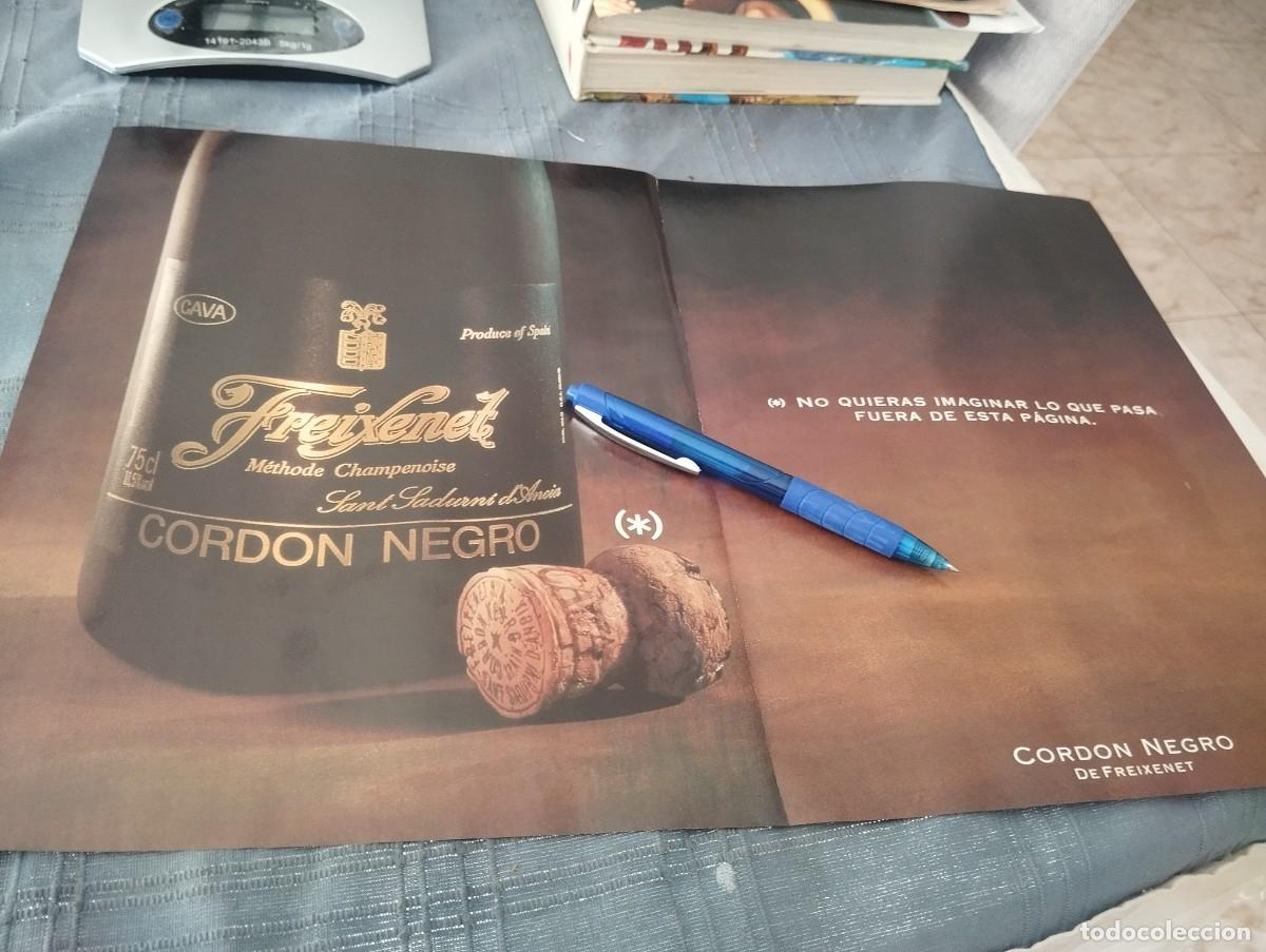 Coleccionismo de cava: CAVA CHAMPAGNE FREIXENET CORDON NEGRO ANUNCIO PUBLICIDAD REVISTA 1991