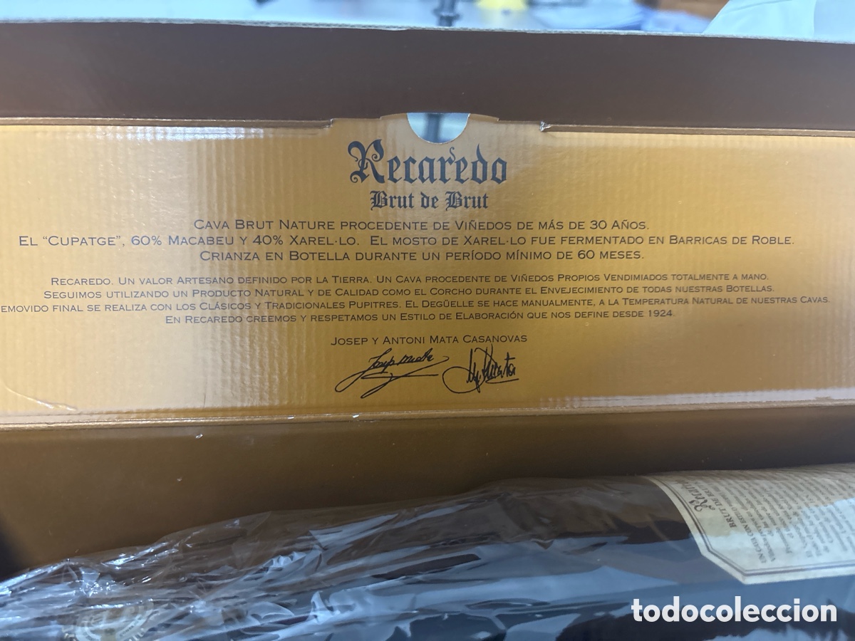 Coleccionismo de cava: CAVA BRUT DE BRUT EDICI&Oacute;N LIMITADA - Foto 7