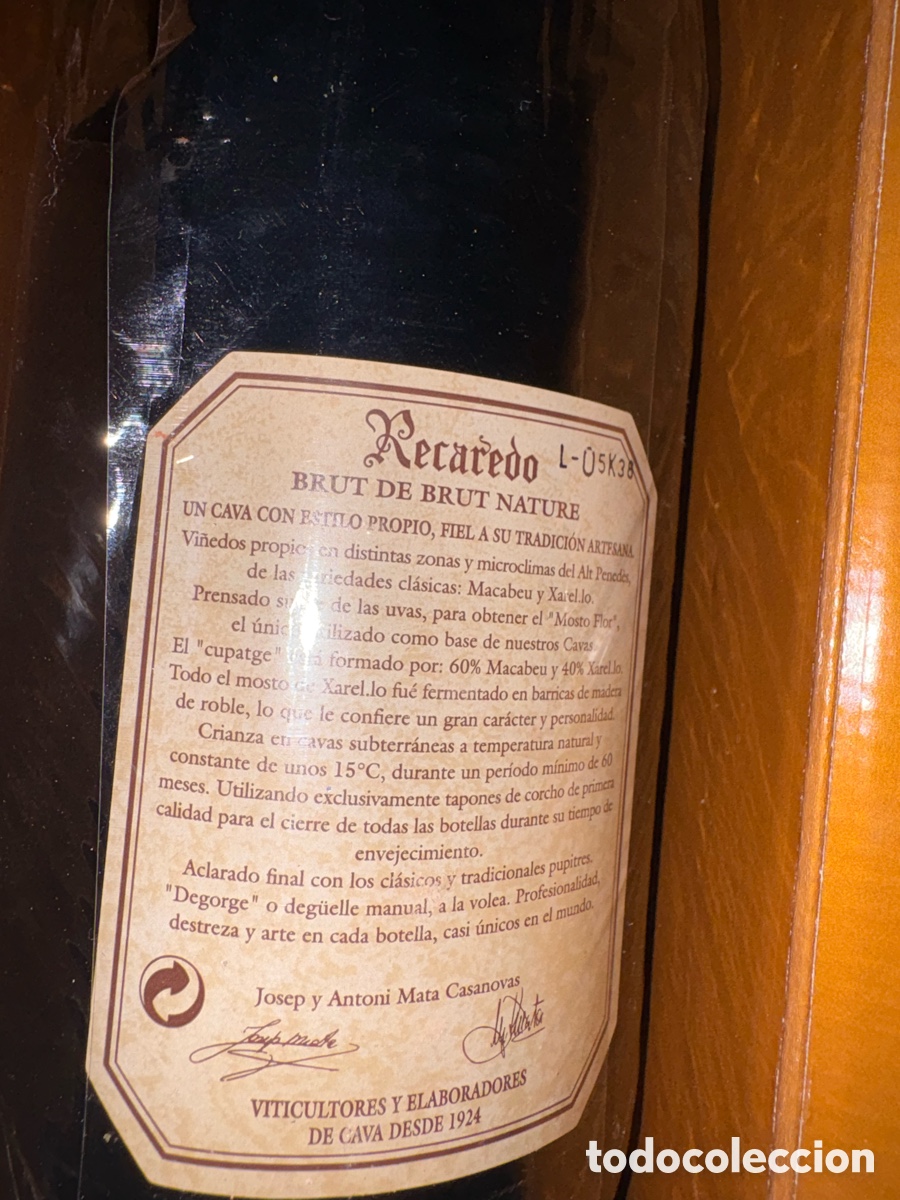 Coleccionismo de cava: CAVA BRUT DE BRUT EDICI&Oacute;N LIMITADA - Foto 12