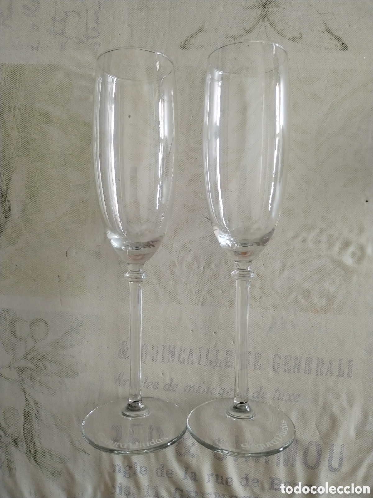 Coleccionismo de cava: 2 copa cava Segura Viudas