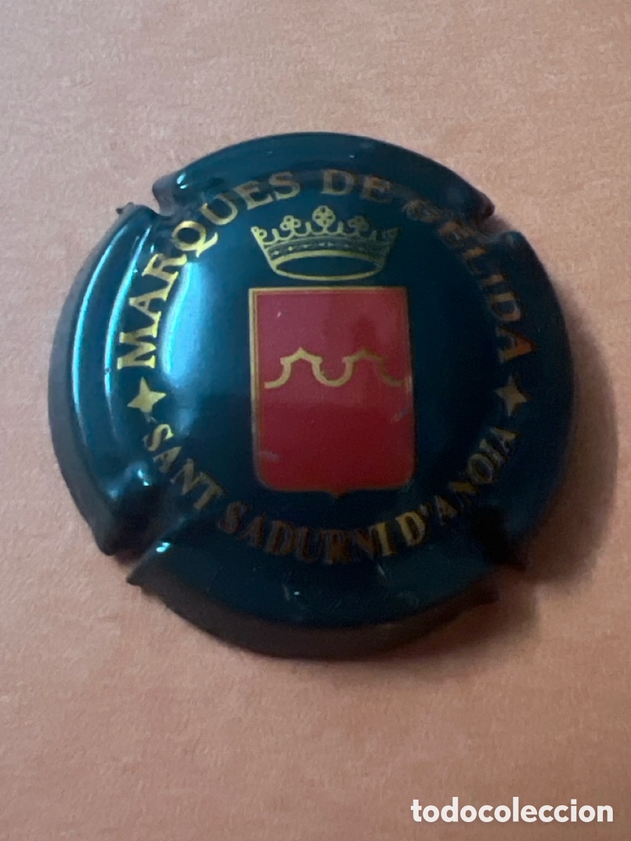 Coleccionismo de cava: T4/X108/H1.PLACA DE CAVA - MARQU&Eacute;S DE GELIDA