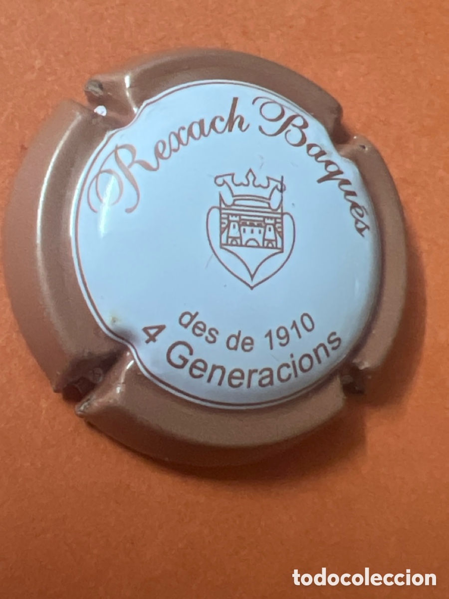 Coleccionismo de cava: T4/X108/N5. PLACA DE CAVA - REXACH BAQUES
