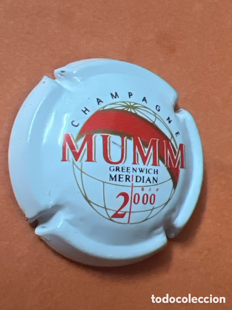 Coleccionismo de cava: T4/X109/H1. Usada. PLACA DE CHAMPAGNE - MUMM