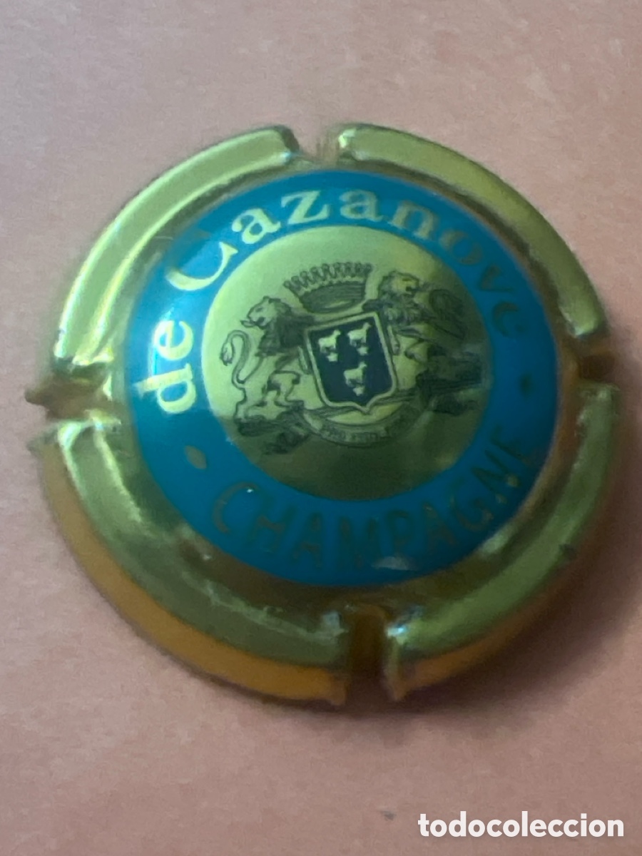 Coleccionismo de cava: T4/X109/M2.PLACA DE CHAMPAGNE -DE CAZANOVE