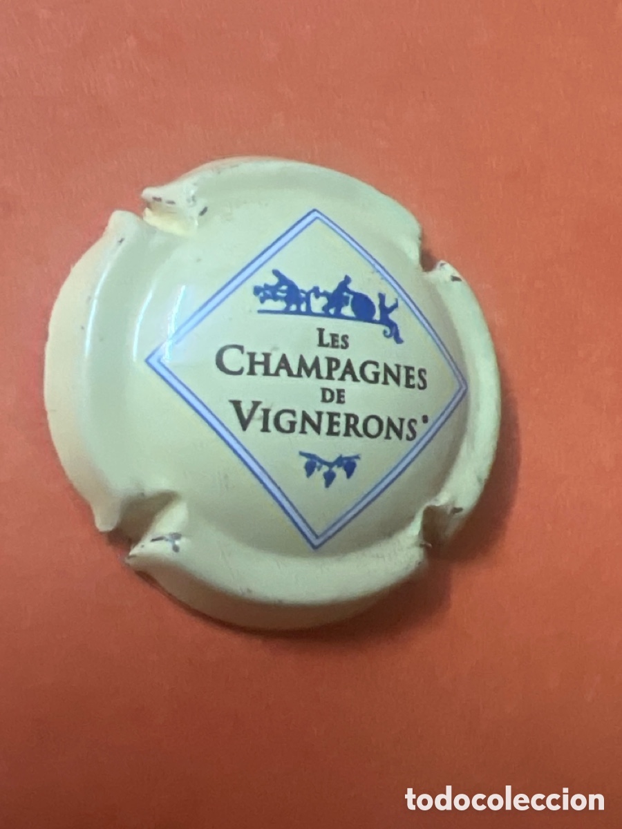 Coleccionismo de cava: T4/X109/N1. PLACA DE CHAMPAGNE - LES CHAMPAGNES DE VIGNERONS