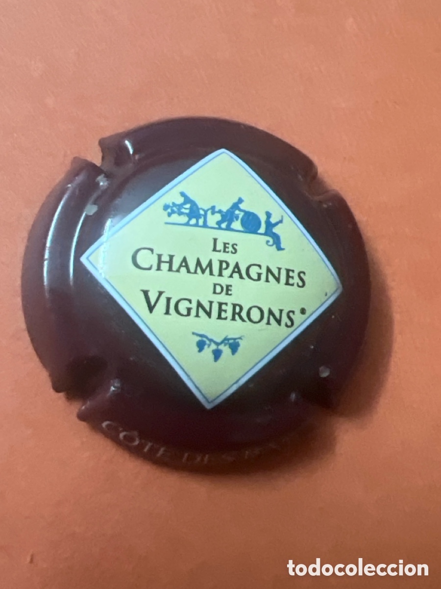 Coleccionismo de cava: T4/X109/N2. PLACA DE CHAMPAGNE - LES CHAMPAGNES DE VIGNERONS