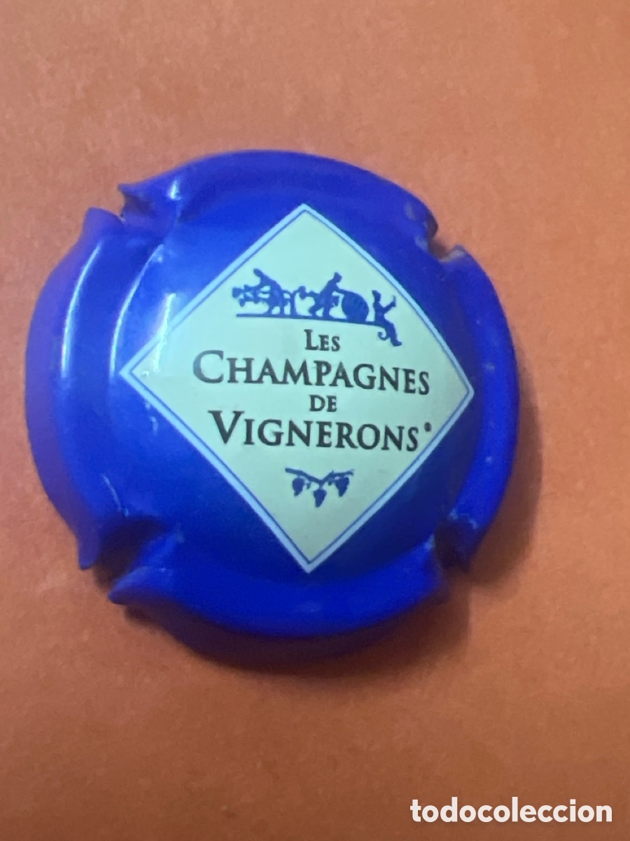Coleccionismo de cava: T4/X109/N3. PLACA DE CHAMPAGNE - LES CHAMPAGNES DE VIGNERONS