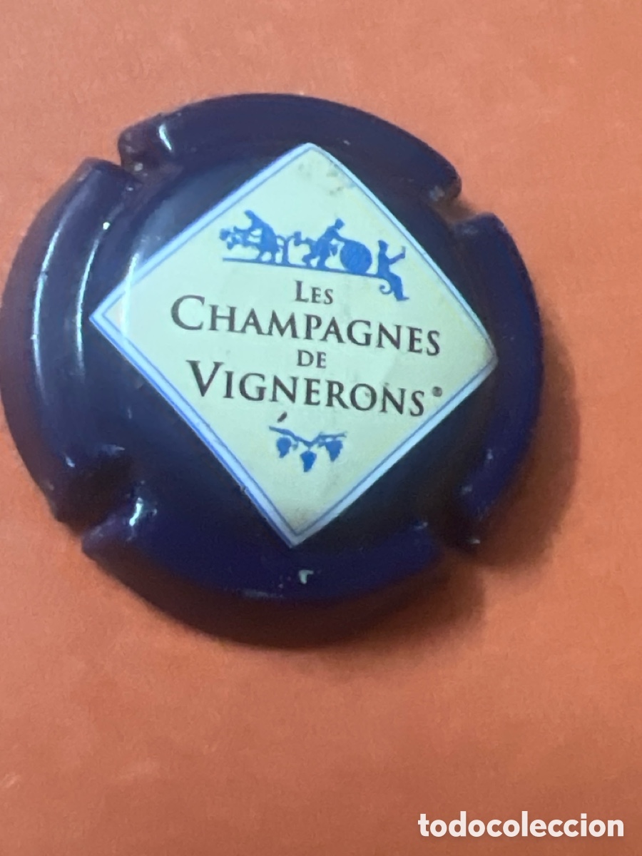 Coleccionismo de cava: T4/X109/N4. PLACA DE CHAMPAGNE - LES CHAMPAGNES DE VIGNERONS