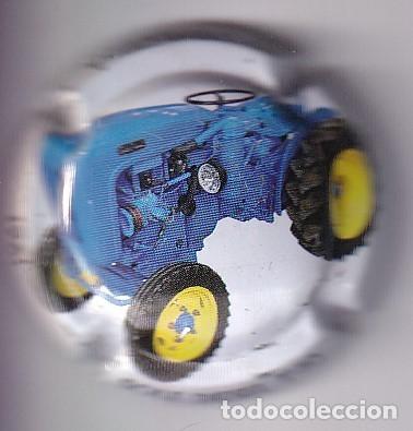 Coleccionismo de cava: PLACA DE CAVA JOAN SARDA DE UN TRACTOR SOLE DIESEL DEL A&Ntilde;O 1961