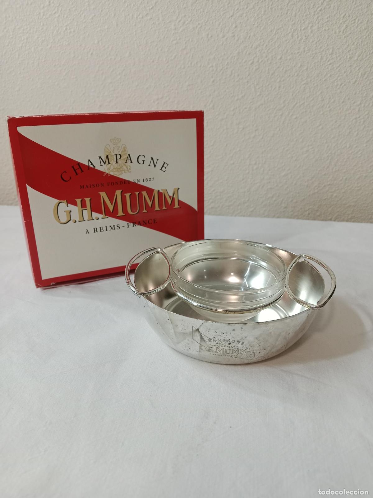 Coleccionismo de cava: GH Mumm Champagne - bowl para servir caviar