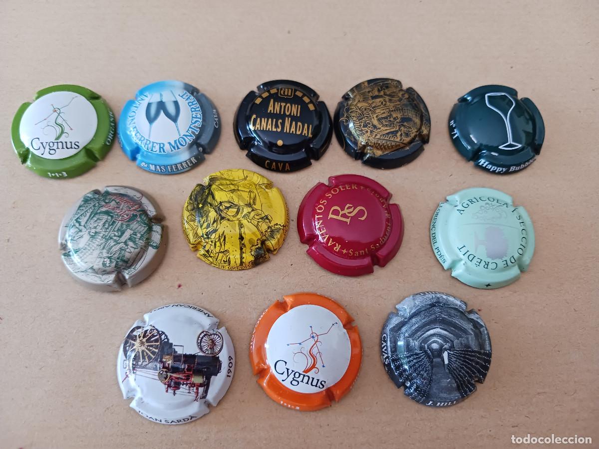 Coleccionismo de cava: 12 placas diferentes de cava