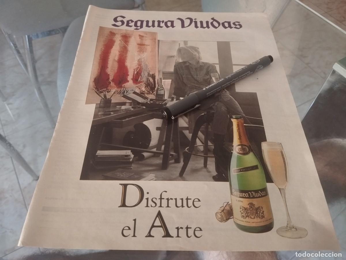 Coleccionismo de cava: SEGURA VIUDAS CAVA CHAMPAGNE ANUNCIO PUBLICIDAD REVISTA 1991 BONITO PAR&Aacute; ENMARCAR