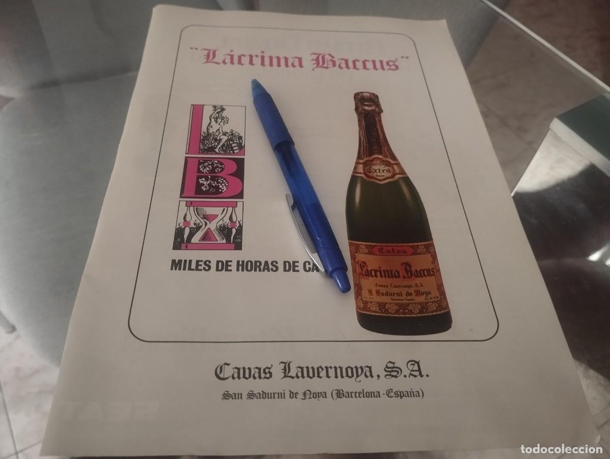 Coleccionismo de cava: LACRIMA BACCUS CAVA CHAMPAGNE REVERSO COCHE SEAT RITMO CLIPPING ANUNCIO PUBLICIDAD REVISTA 1978