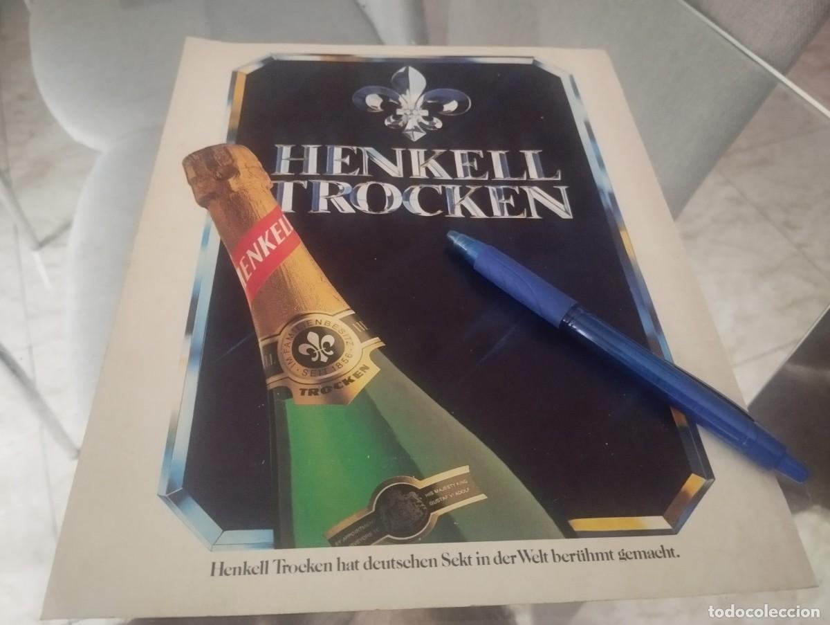 Coleccionismo de cava: HENKELL TROCKEN CAVA CHAMPAGNE REVERSO CAMARA FOTOS MINOLTA CLIPPING ANUNCIO PUBLICIDAD ALEM&Aacute;N 1978