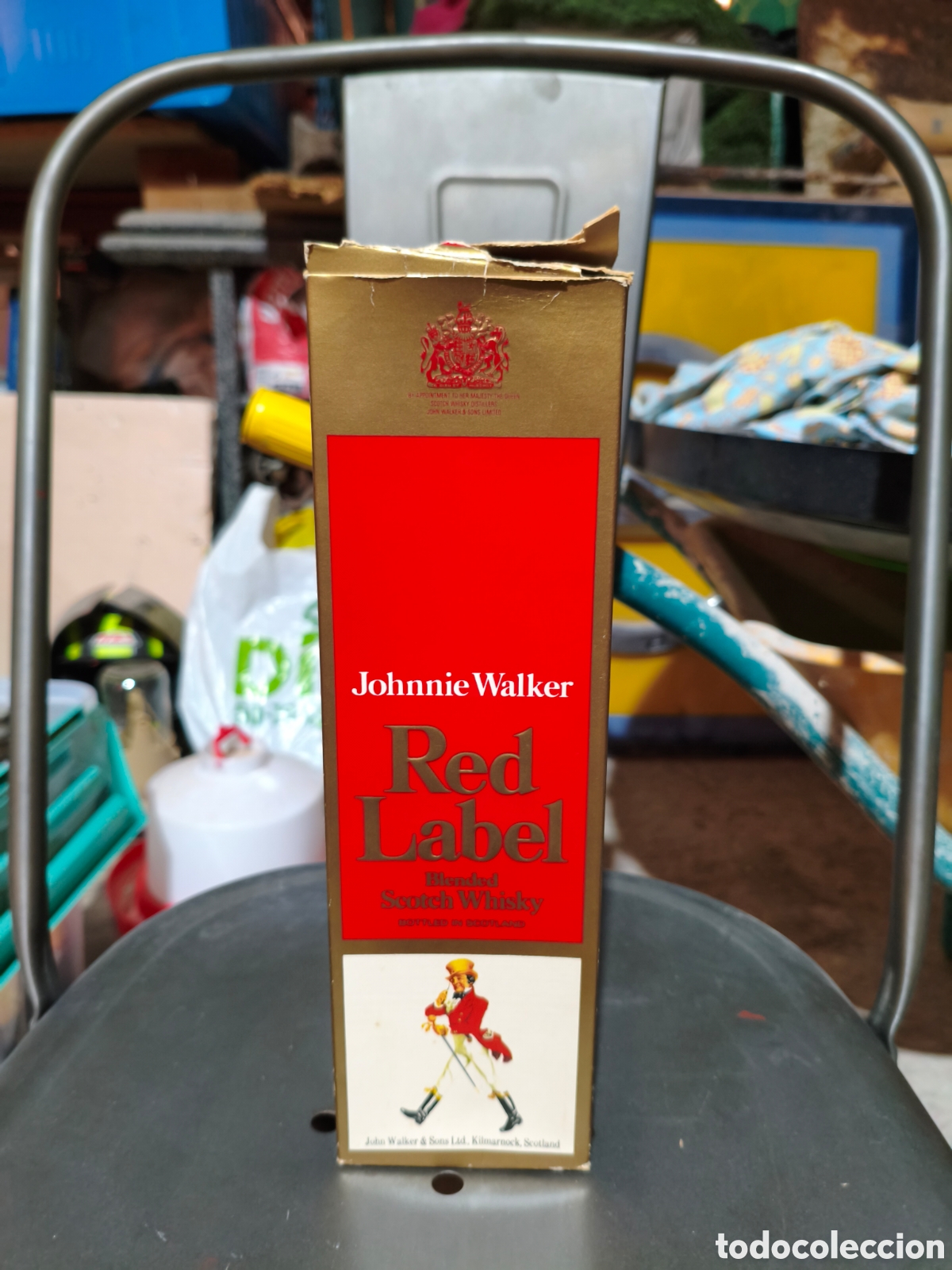Coleccionismo de cava: Botella Wisky Red Label - Foto 3