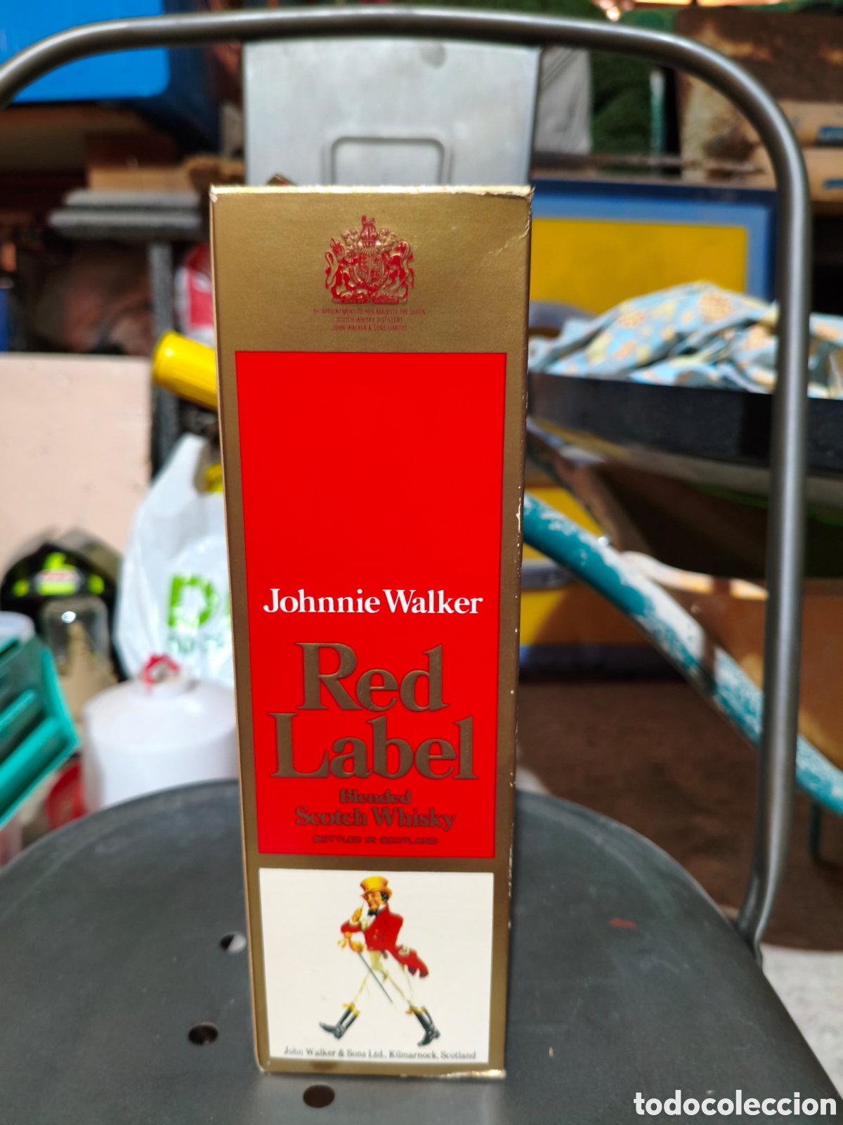 Coleccionismo de cava: Botella Wisky Red Label - Foto 5