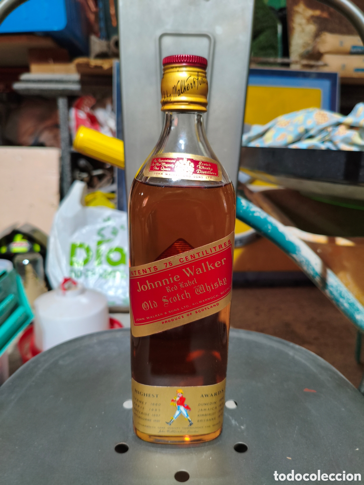 Coleccionismo de cava: Botella Wisky Red Label