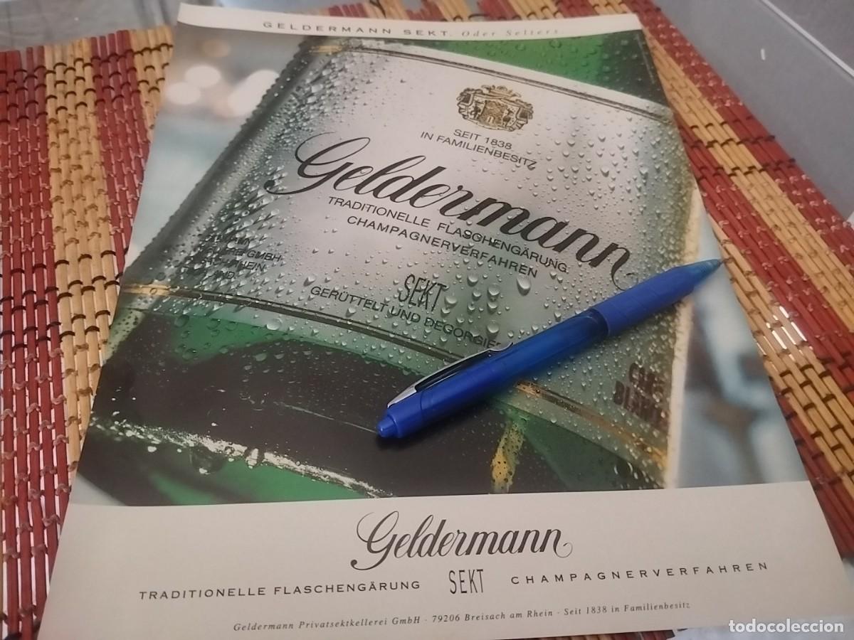 Coleccionismo de cava: GELDERMANN CAVA CHAMPAGNE CLIPPING HOJA ANUNCIO PUBLICIDAD REVISTA ALEMANA 1994 BONITO PARA ENMARCAR