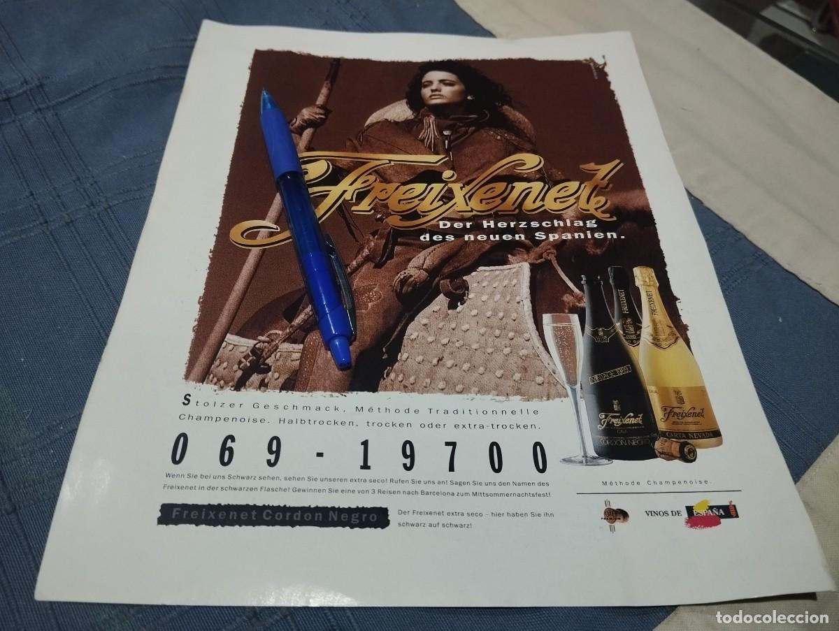 Coleccionismo de cava: FREIXENET CAVA CHAMPAGNE CLIPPING HOJA ANUNCIO PUBLICIDAD REVISTA ALEMANA 1994