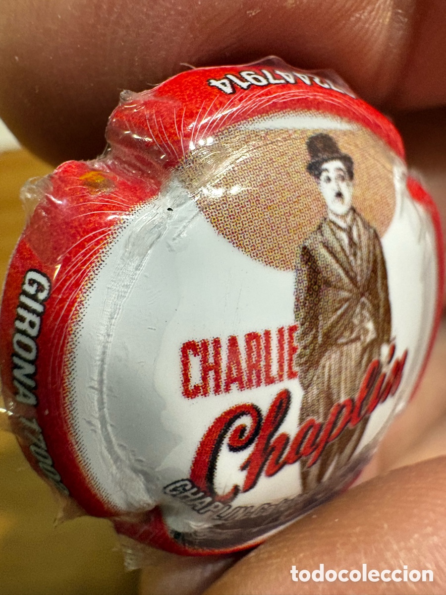 Coleccionismo de cava: 5 chapas nuevas Charlie Chaplin - Foto 8