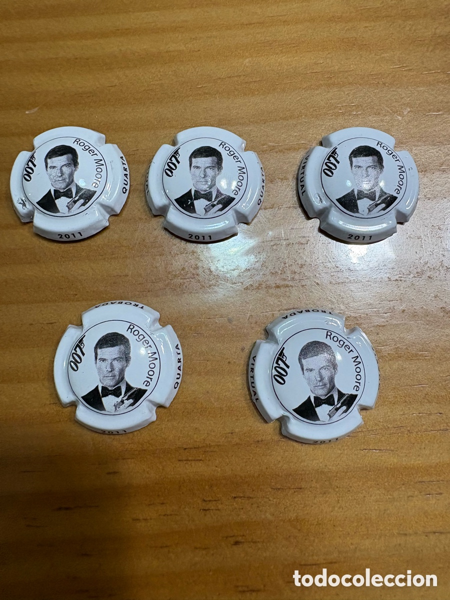 Coleccionismo de cava: 5 chapas cava nuevas Rooger More 007