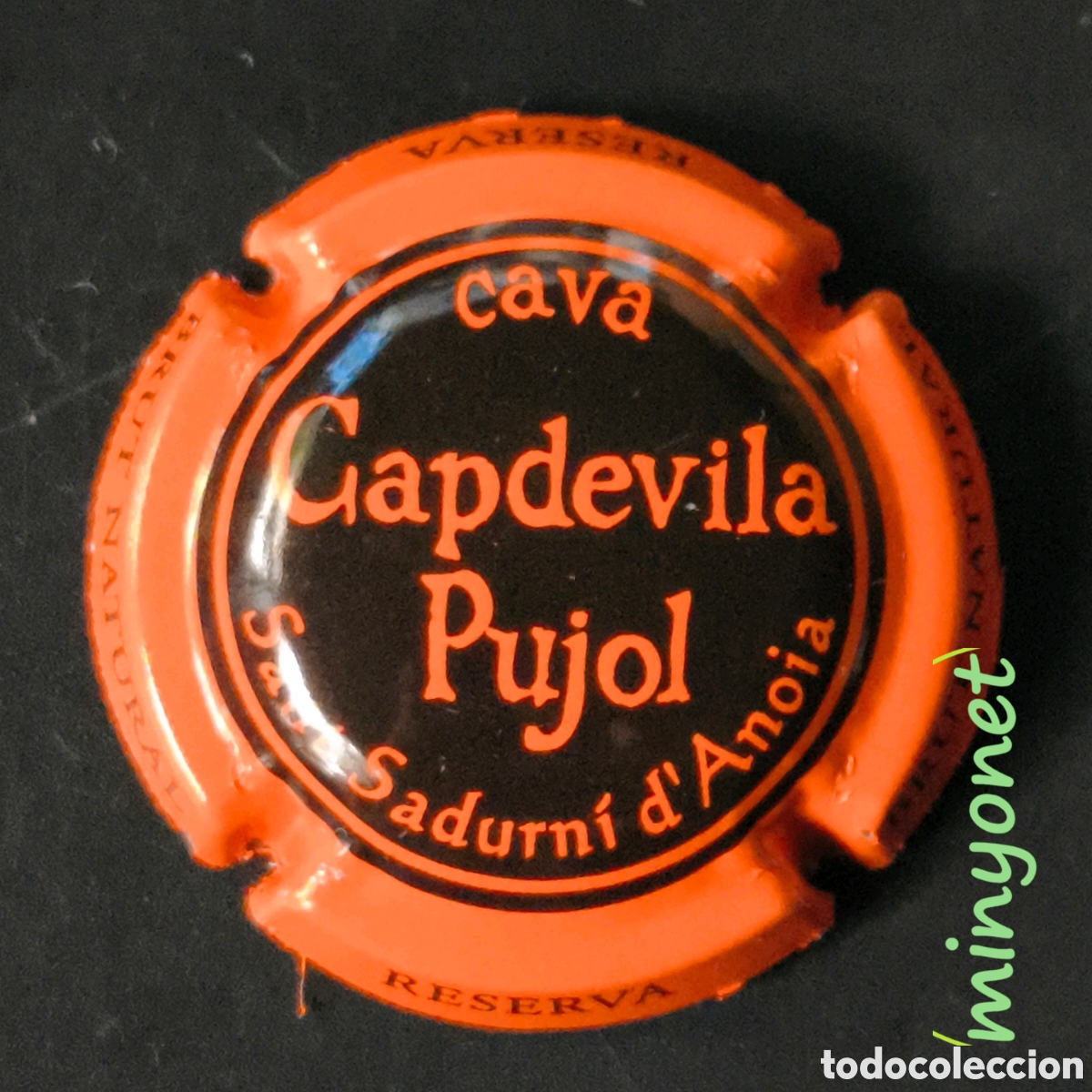 Coleccionismo de cava: Placa de cava Capdevila Pujol