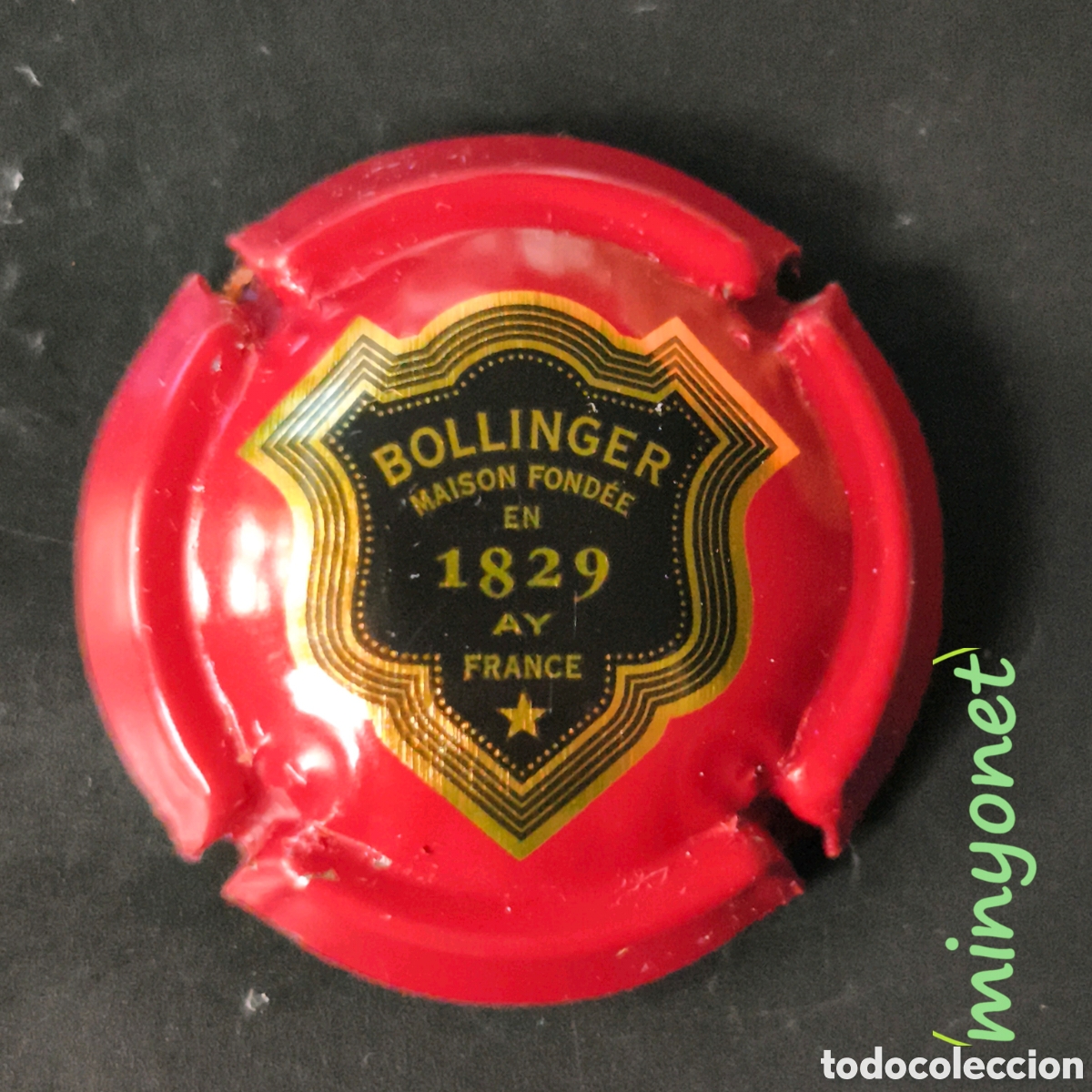 Coleccionismo de cava: Placa Champagne Bollinger