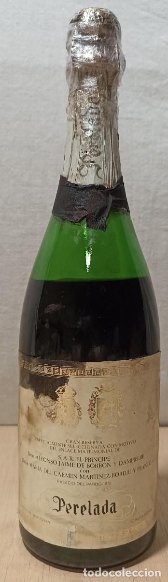 Coleccionismo de cava: Botella de cava Do&ntilde;a Maria del Carmen Martinez-Bordiu y Franco