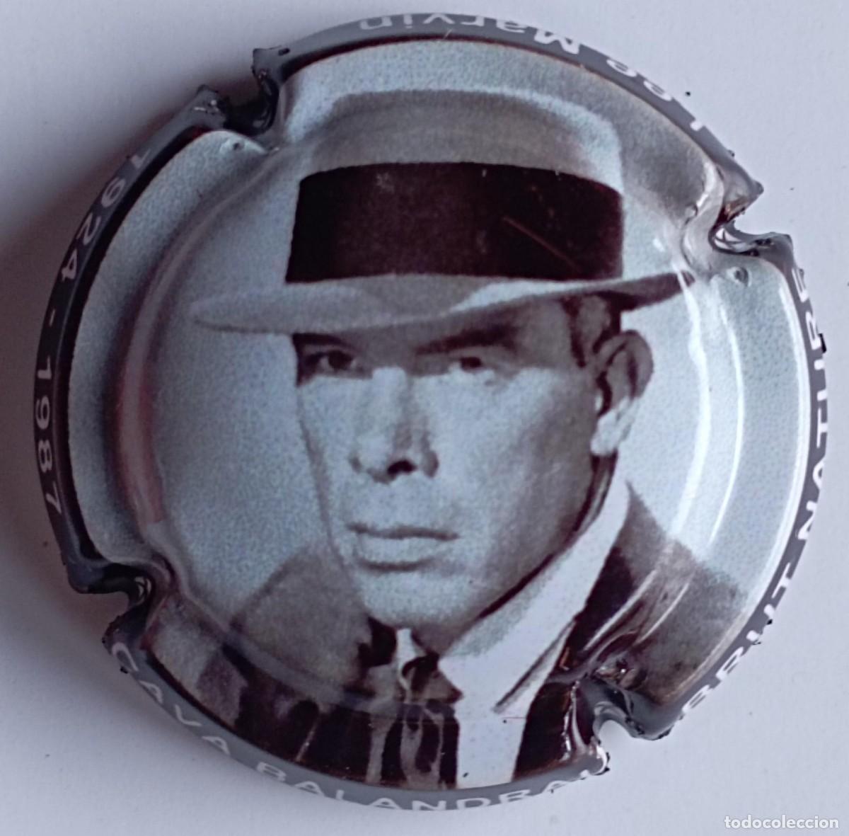 Coleccionismo de cava: Lee Marvin, placa de cava, Actor de cine - Foto 1