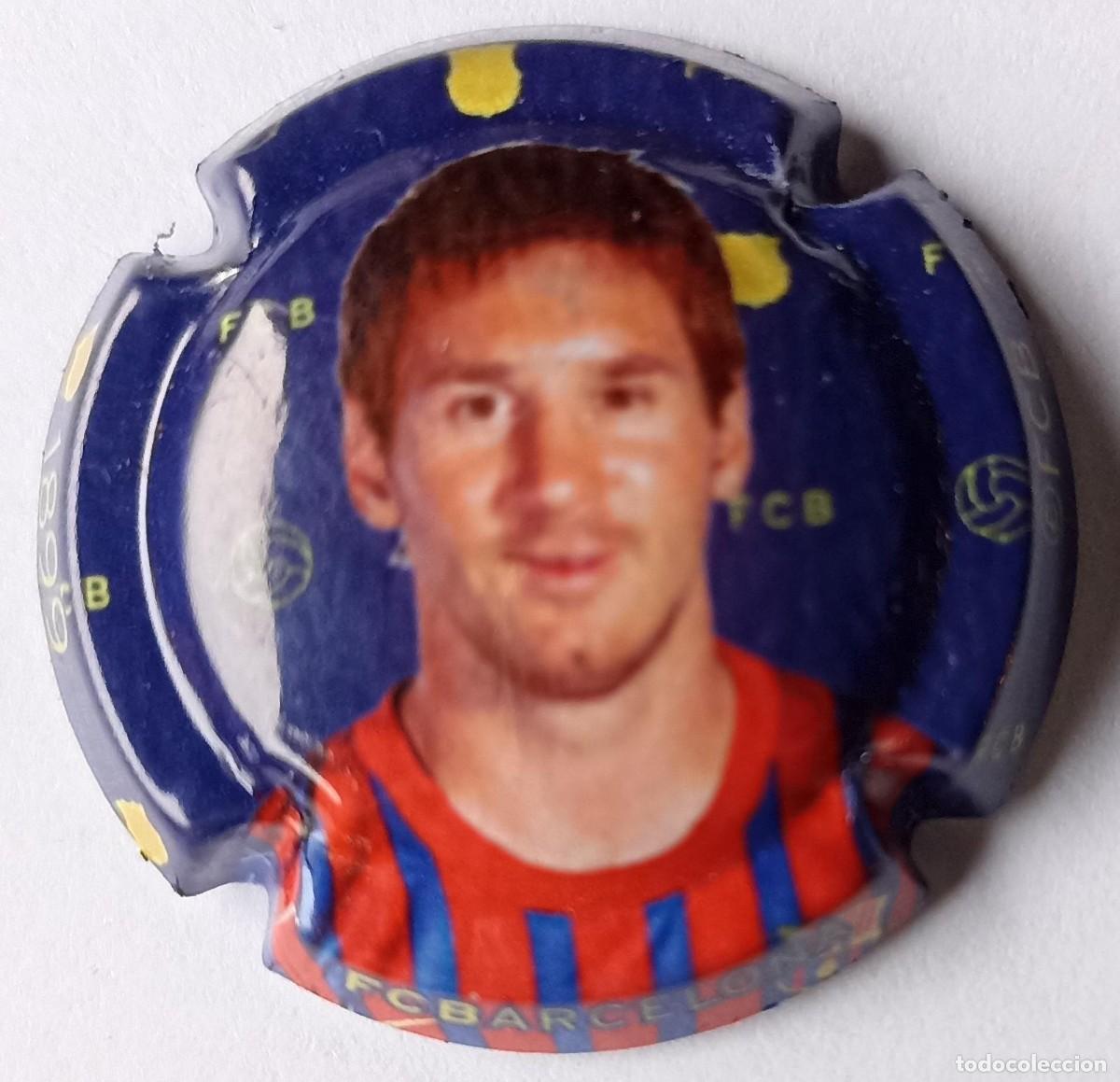 Colecionismo de cava: Leo Messi FCB, placa de cava