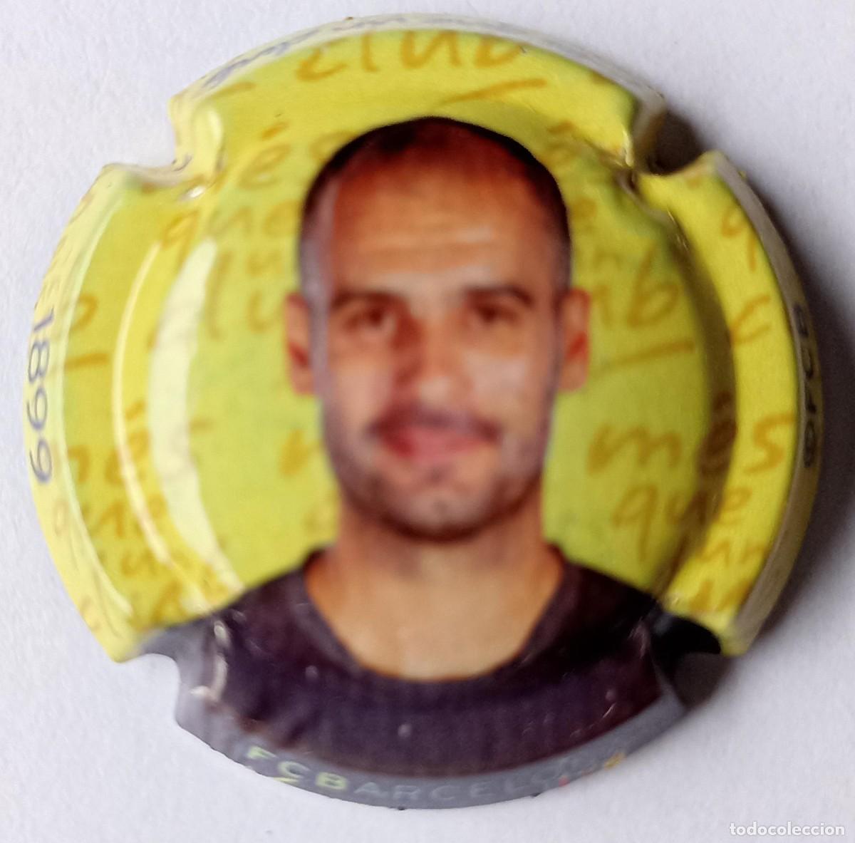Coleccionismo de cava: Josep Guardiola FCB , placa de cava